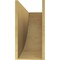 Ekena Millwork 11"W x 33"D x 22"H Classic Durham Rough Cedar Woodgrain TimberThane Corbel, Primed Tan CORUR11X33X22DURRCPR - alternate 3